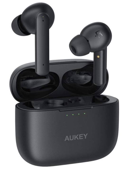 Aukey EP-N5 True Wireless In-Ear Kopfhörer (BT 5.0, Quick Charge, 35 Std. Spielzeit, IPX5) für nur 44,99 Euro