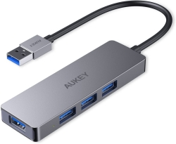 AUKEY YT-CB-H36 3-Port USB 3.0 Hub aus Aluminium für 13,99 Euro