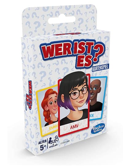 Hasbro Gaming E7588GC0 Wer ist es Kartenspiel (2 Spieler, ab 5 Jahren) für nur 3,49 Euro (statt 6,49 Euro)