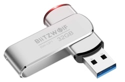 BlitzWolf BW-UP1 32GB USB 3.0 Stick aus Aluminium für nur 5,98 Euro