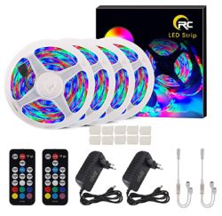 20m RGB LED Strips mit Netzteilen für zusammen nur 23,99 Euro