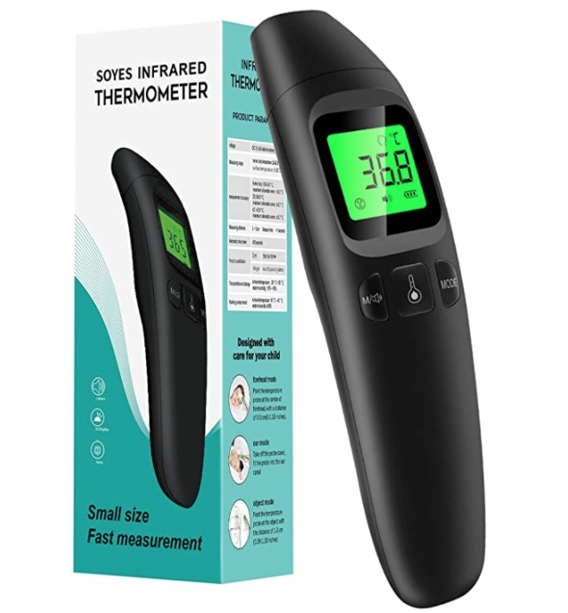 SOYES kontaktloses Infrarot Fieberthermometer für nur 11,97€ inkl. Prime-Versand