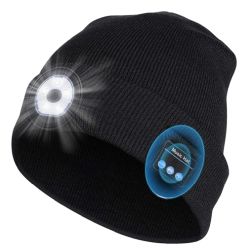 Rpanle Bluetooth Beanie mit Freisprechfunktion und LED-Leuchte für 11,99 Euro