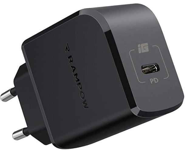 RAMPOW 20W USB C Ladegerät mit Power Delivery für nur 11,99 Euro