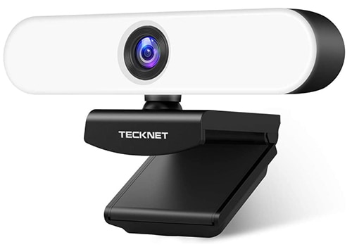 TECKNET 1080P Ringlicht Webkamera mit Dual Mikrofon für nur 26,59€