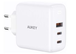 AUKEY Omnia 90W 3-Port USB + USB-C Ladegerät in weiss für 38,39€