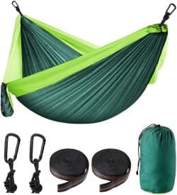 Yumcute Outdoor und Camping Hängematte für 2 Personen (belastbar bis 300kg) für 16,24€