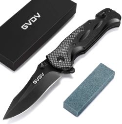 GVDV Taschenmesser 7Cr17 mit Klinge aus 440a Stahl für 9,99€