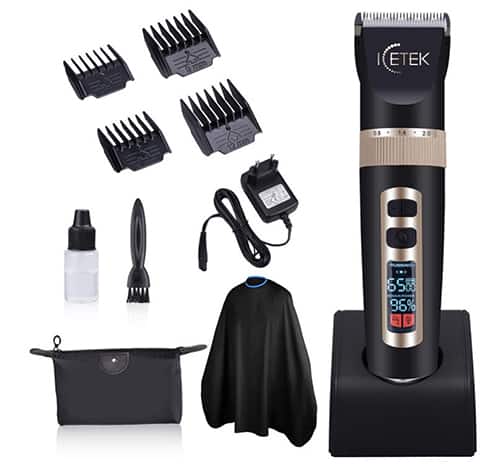 ICETEK Herren Haarschneidemaschinen Set für nur 13,19€ inkl. Versand