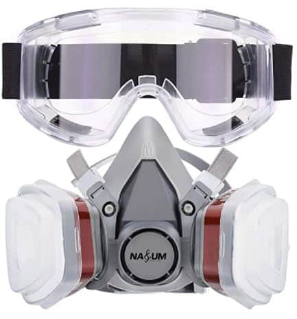 NASUM Halb Gesicht Abdeckung M401 mit Schutzbrille & Filter für nur 18,84€