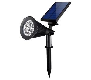 Kstyhome Solar LED Garten Spot (IP65 Schutzklasse) für 14,39€