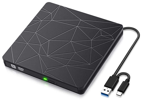 SAWAKE externes CD/DVD Laufwerk (USB 3.0, USB C) für nur 12,99€