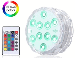 Vislone RGB Unterwasser Poolbeleuchtung (IP68) mit Fernbedienung für nur 6,99 Euro