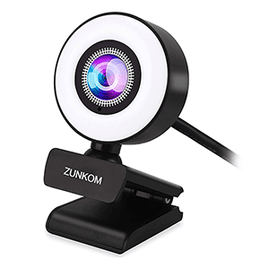 Pricedrop! WUEAOA 1080P HD Webcam mit Mikrofon und Ringlicht für nur 12,99€ inkl. Prime-Versand