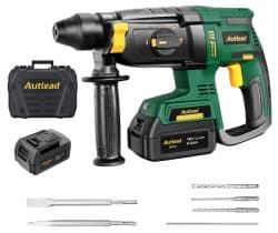 18v Autlead DCZC02 Akku Bohrhammer mit 4.0 Ah Akku für 109,99€