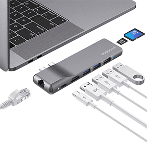 Dodocool USB(-C) Hub für MacBook nur 31,49€ inkl. Prime-Versand