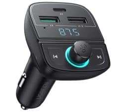 UGREEN Bluetooth FM Transmitter mit MicroSD Slot, und USB Auto Ladegerät für 14,09€