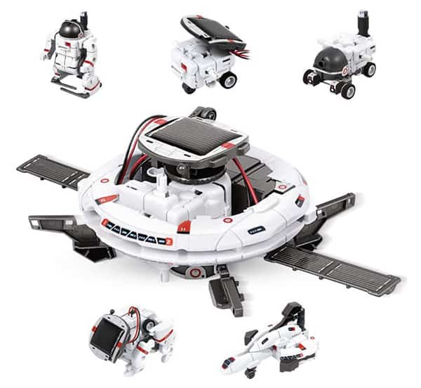 Solar Robot Kit 6 in 1 Lernspielzeug Solarroboter (72 tlg.) für nur 10,99€