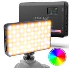 HOMEASY Videoleuchte RGB-LED Kameralicht für 27,99€