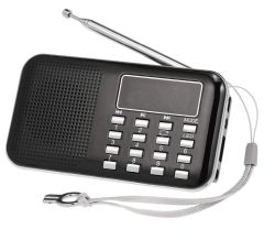 Docooler Y-896 Mini Taschenradio mit MP3-Player, USB und MicroSD Slot für 7,96€