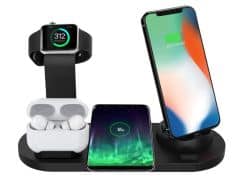 Bestrans 3-in-1 Wireless Charger für Smartphones, Apple Watch und Airpods für 13,49€
