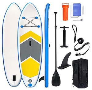 YOLEO Stand Up Paddle Board (150kg, 305x76x15cm) mit Zubehör-Set für nur 167,99€