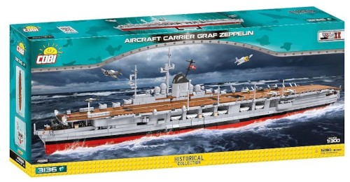 Cobi 4826 Graf Zeppelin Flugzeugträger Klemmbaustein Set für nur 120€ (statt 150€)