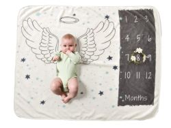 Decdeal Baby Meilenstein Fotohintergrund-Decke 70x100cm für 11,99€ statt 15,99€