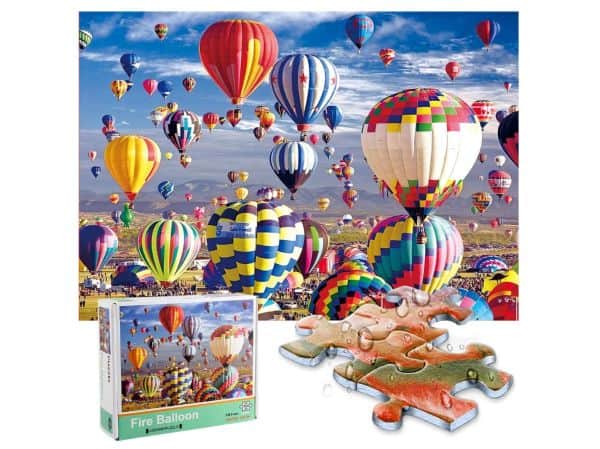 Genhoo 1000 Teile Puzzle "Heißluftballons"