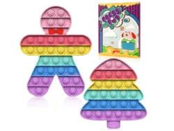 Soatasoa Regenbogen Pop Fidget Set für 4,99€
