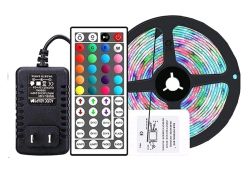 Speedrid RGB 10m LED Strip mit Netzteil und Fernbedienung für 8,99€