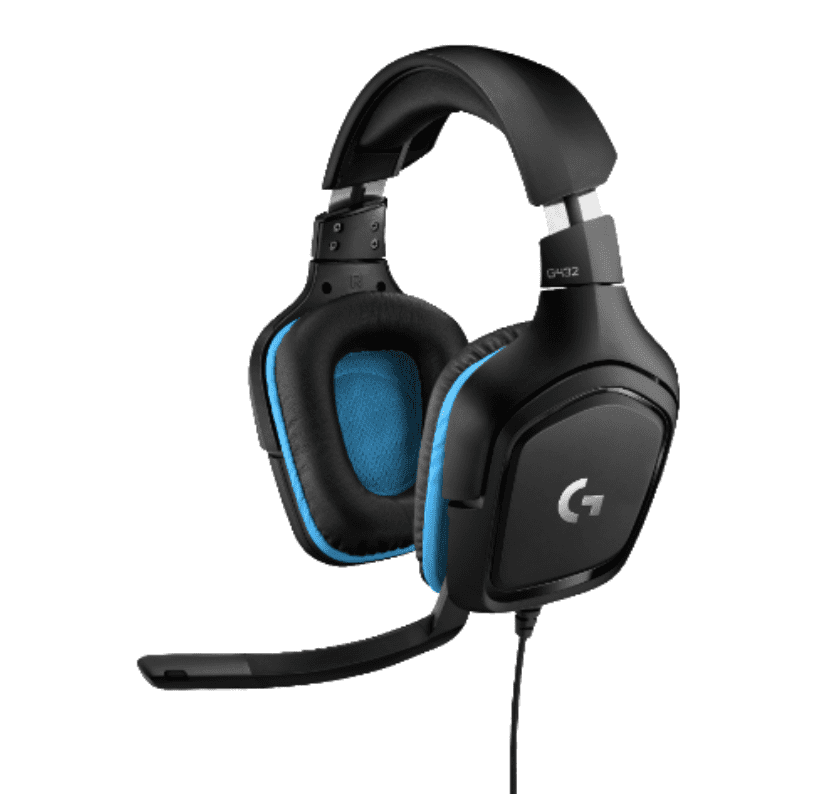 LOGITECH G432 Gaming Headset in Schwarz für 34,90€