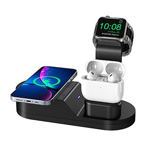 Todamay 3-in-1 Wireless Ladestation für Smartphone, Apple Watch & AirPods nur 9,99€