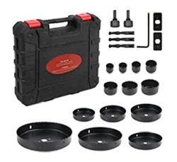 21-teiliges Werzek Lochsäge Set von 19-152mm für 11,99€