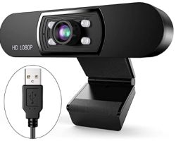 Zacro 1080p/30fps Webcam mit Mikrofon nur 7,99€