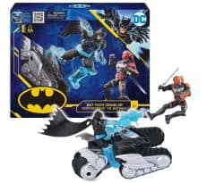 Batman Bat-Tech-Geländefahrzeug mit 10cm-Actionfiguren von Batman und Deathstroke für 15,99€