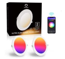 Doppelpack Lumary RGBWW LED Einbaustrahler mit 6W (Kompatibel mit Alexa und Google Home) für 23,10€