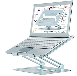 Urmust verstellbarer Aluminium Laptop-Ständer (10-17 Zoll, bis 6 kg) für nur 13,99€