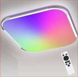 RGB Deckenlampe, Deckenlampe Farbwechsel mit Fernbedienung für 31,49€ (statt 44,98€)