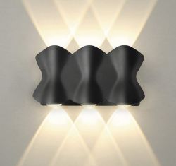 Shuniu Wandlampe Außen/Innen 6W LED für 9,99€ (statt 24,99€)