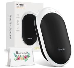 HONYIN Handwärmer wiederaufladbar, Powerbank USB tragbar für 12,49€ (statt 24,49€)