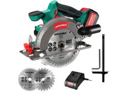 HYCHIKA 18V Akku-Kreissäge mit 4.0 Ah Akku und 2 Sägeblättern für 71,99€