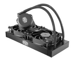 Knaller: Cooler Master MasterLiquid Lite 240 CPU-Wasserkühlung mit Dual 120 mm Air Balance-Lüfter für 37,99€