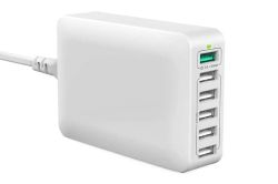 LOFIR 6-Port 60W USB Quick Charge 3.0 Ladestation für 13,49€