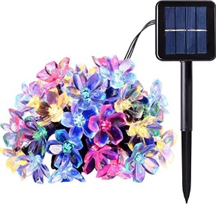 Lixada Blumen Solar-Lichterkette für außen nur 12,99€
