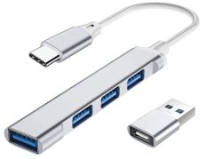 Neuer Gutschein: USB C Hub Ultra-Slim 4 Port Hubs für nur 7,79€ (statt 12,99€)
