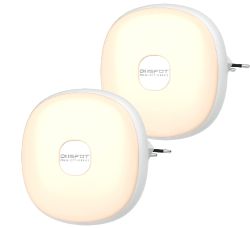 Doppelpack OUSFOT LED-Nachtlichter mit Dämmerungssensor für 8,99€