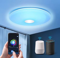 LED Deckenleuchte kompatibel mit Alexa und Google Home für 17,97€ (statt 28,99€)