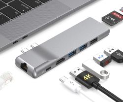 Michark 8-in2 USB-C HUB für MacBook Pro /Air M1 13“15“16“ für 16,99€