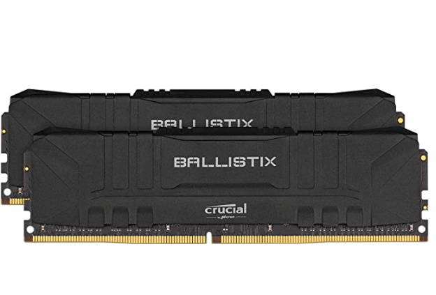 Crucial Ballistix BL2K16G32C16U4B 3200 MHz, DDR4, DRAM, Desktop Gaming Speicher Kit, 32GB (16GB x2) für 96,99€